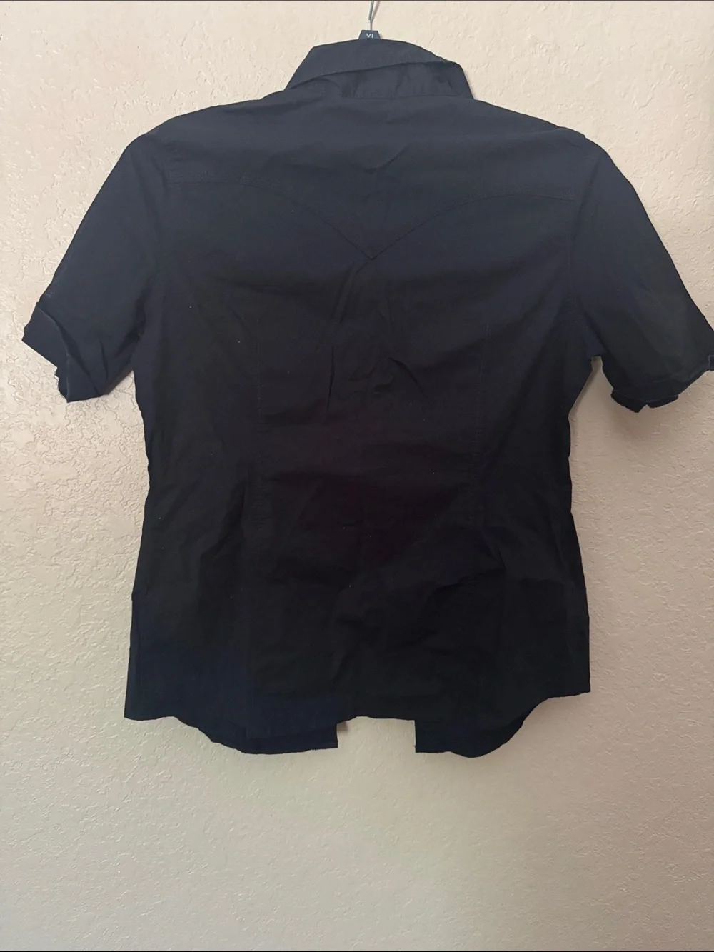 True Religion Men's Black Short-Sleeve Button-Down Shirt